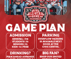 Three Bisons Attending 2025 HJHL All Star Game